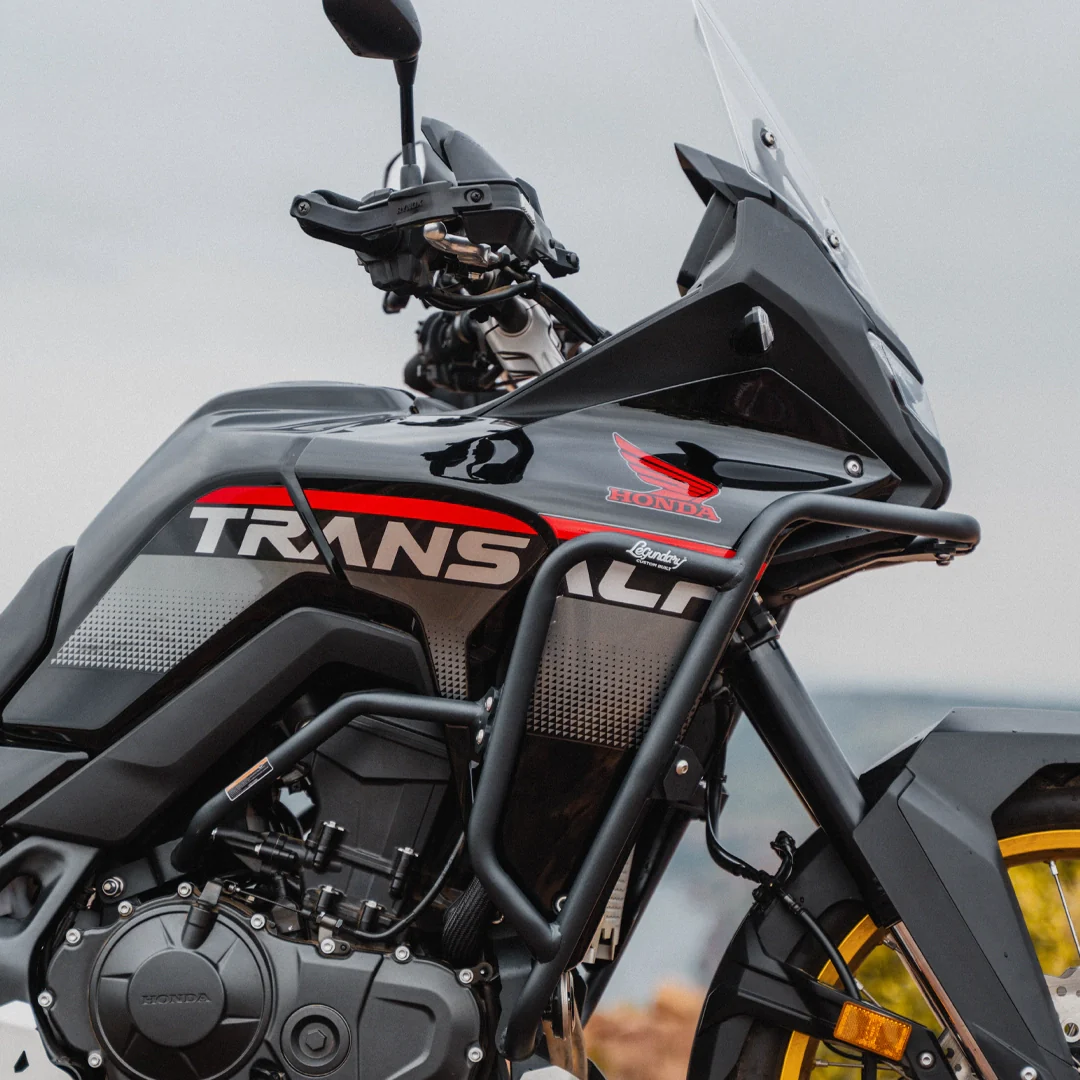 Legundary HONDA Transalp 750 Adrinex Crash Guard Black - Image 3