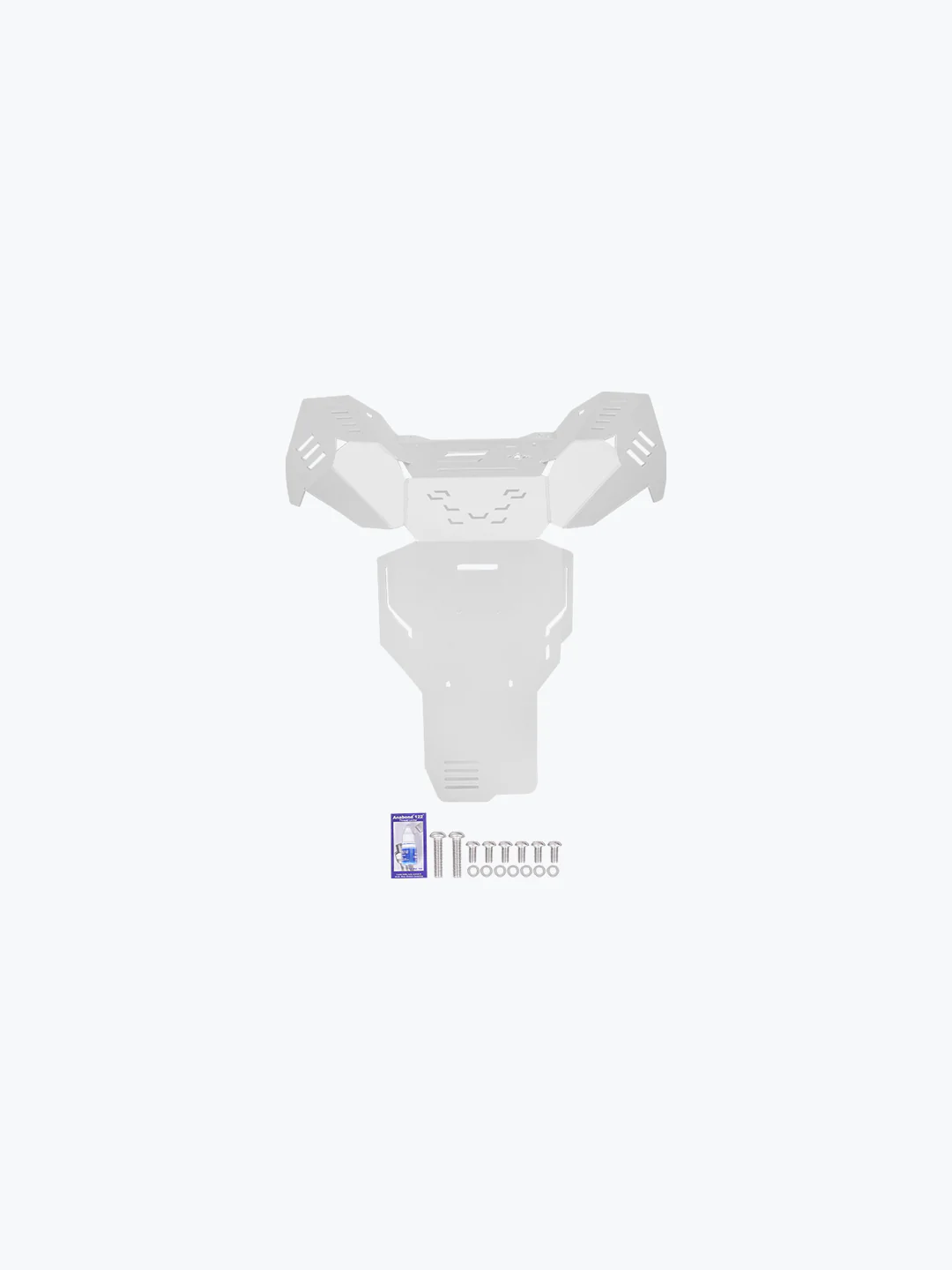 Legundary KTM ADV 890 Vambrace Bash Plate Silver - Image 7