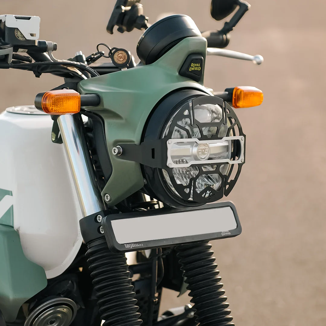 LEGUNDARY SCRAM 440 COSMIC HEADLIGHT GRILL BLACK & SILVER - Image 3