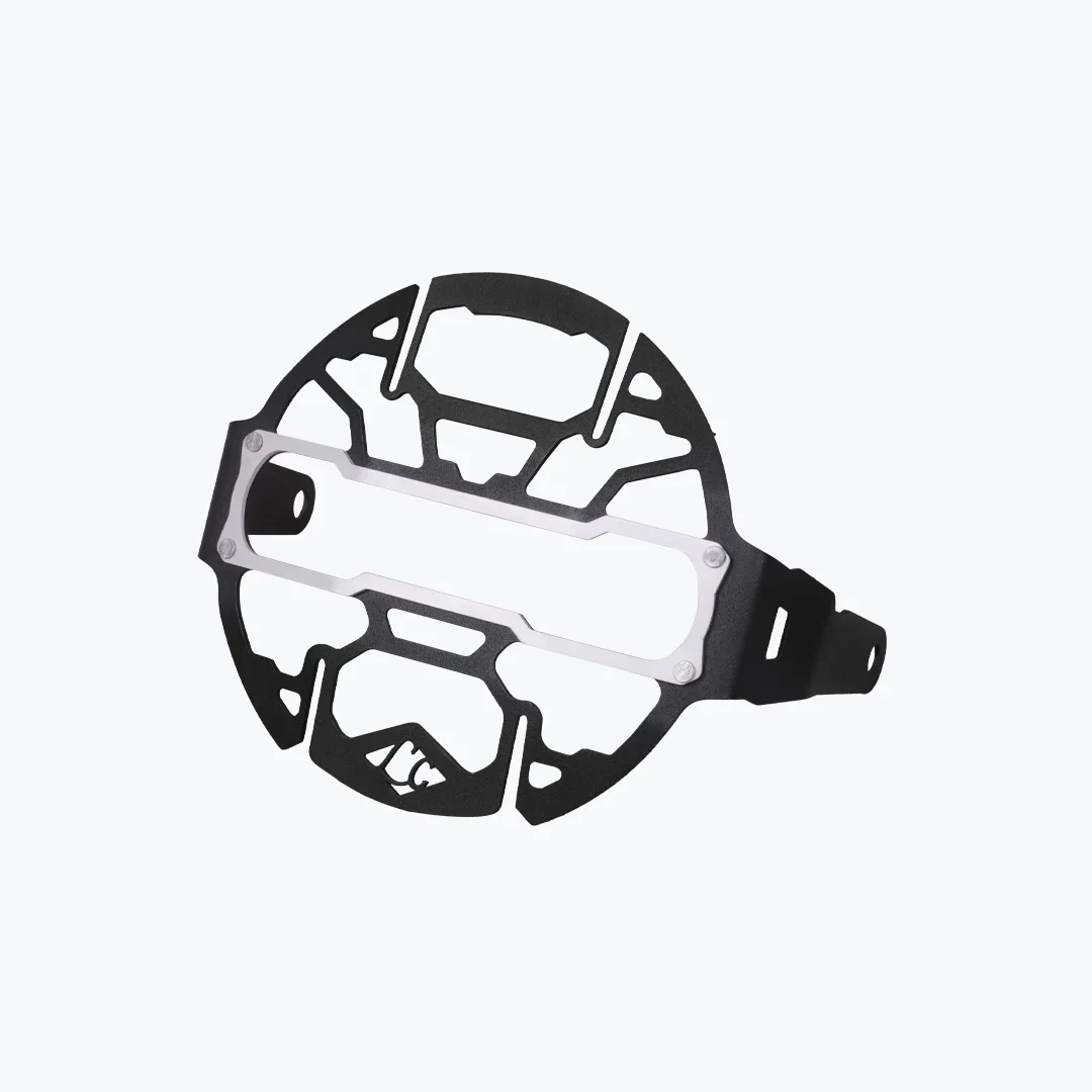 LEGUNDARY SCRAM 440 COSMIC HEADLIGHT GRILL BLACK & SILVER - Image 4