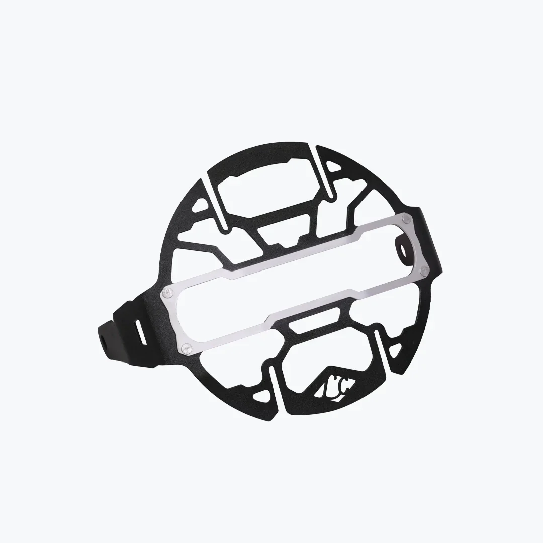 LEGUNDARY SCRAM 440 COSMIC HEADLIGHT GRILL BLACK & SILVER - Image 6