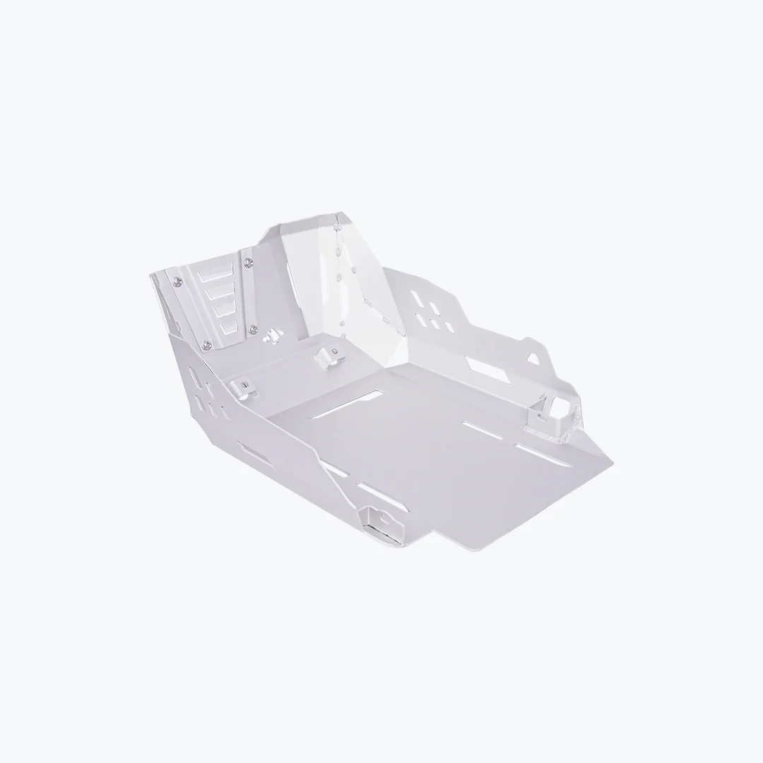Legundary Suzuki V Strom 800DE Vambrace Bash Plate Silver - Image 6