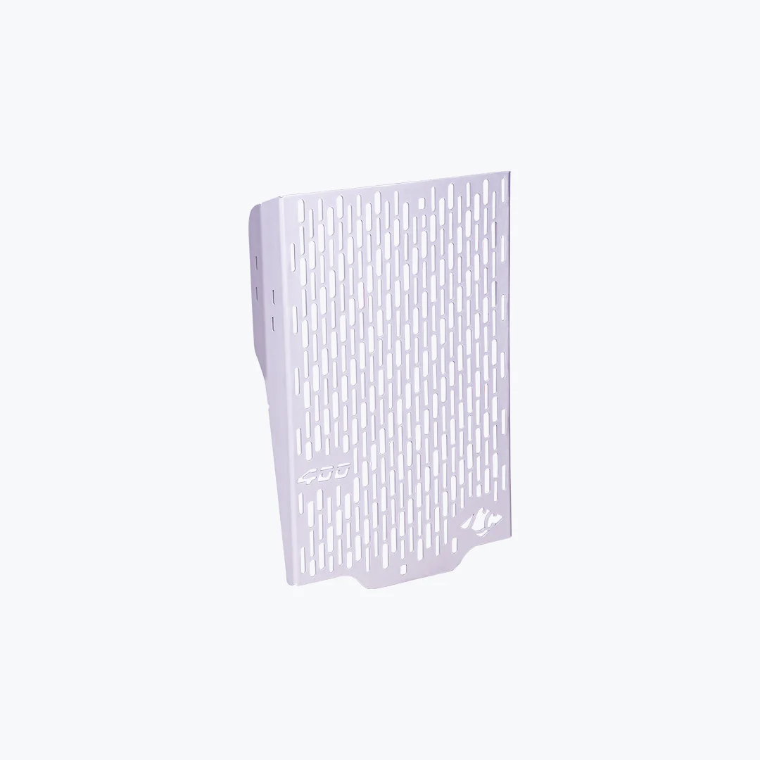 LEGUNDARY TRIUMPH SPEED 400/SCRAMBLER 400XC/T4/THRUXTON/ VECTOR RADIATOR GRILL SILVER - Image 6