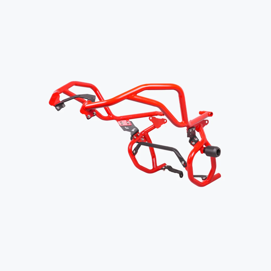 LEGUNDARY TVS APACHE RTX 300 RAPTOR CRASHGUARD UPPER & LOWER WITH SLIDER - Image 2