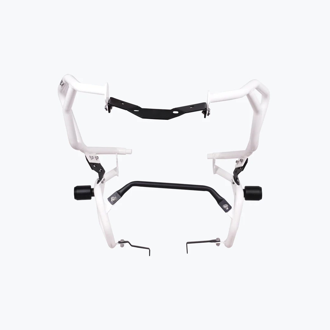 LEGUNDARY TVS APACHE RTX 300 RAPTOR CRASHGUARD UPPER & LOWER WITH SLIDER - Image 5