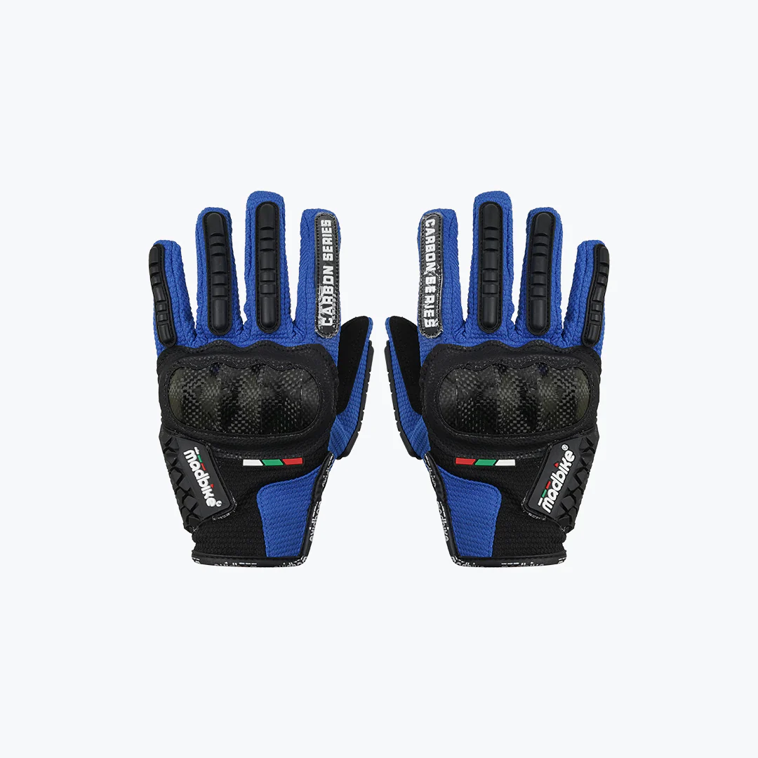 MADBIKE CARBON SERIES MAD06 GLOVES BLACK BLUE