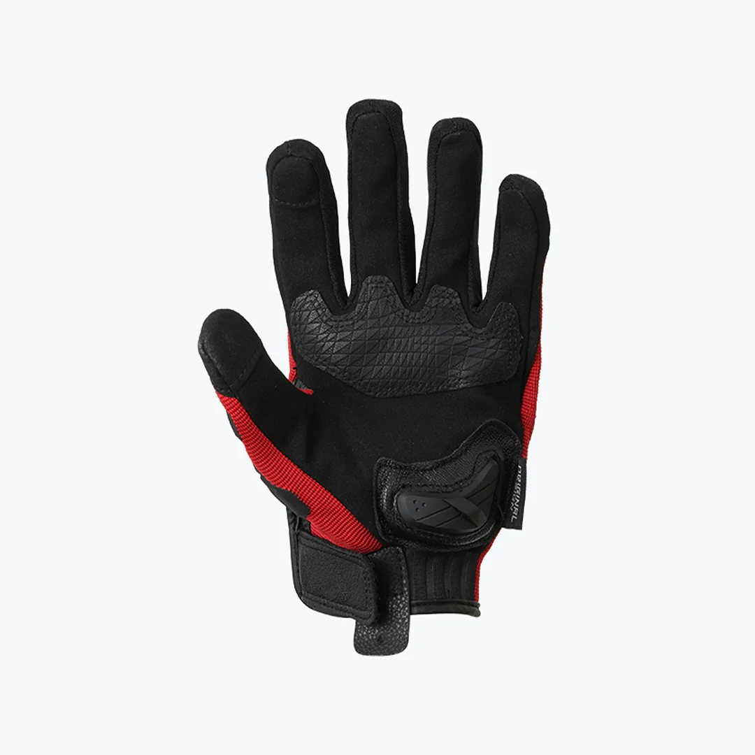 MADMOTOR MT TIRE MT-37 GLOVES BLACK RED - Image 4