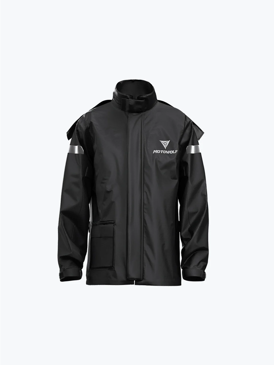 Motowolf Raincoat Black 0401 - Image 3