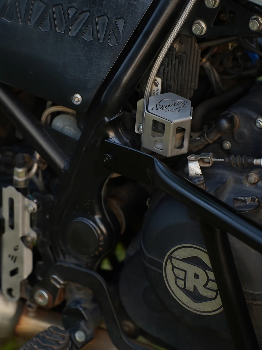 Legundary Himalayan Rear Brake Fluid Cap SS
