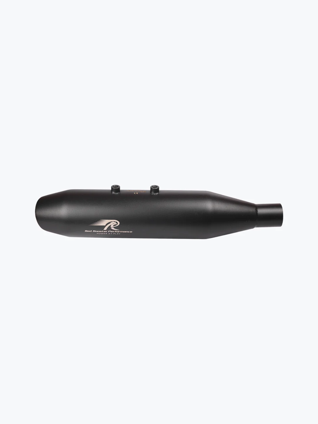 Red Rooster Performance Hunter 350 Matte Black Rumbler Max Exhaust - Image 4