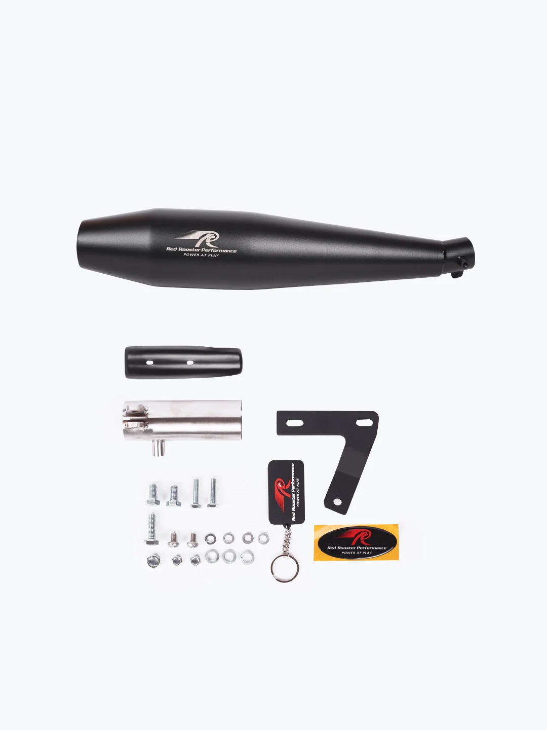 Red Rooster Performance Pegasus Hness Matte Black Exhaust - Image 6