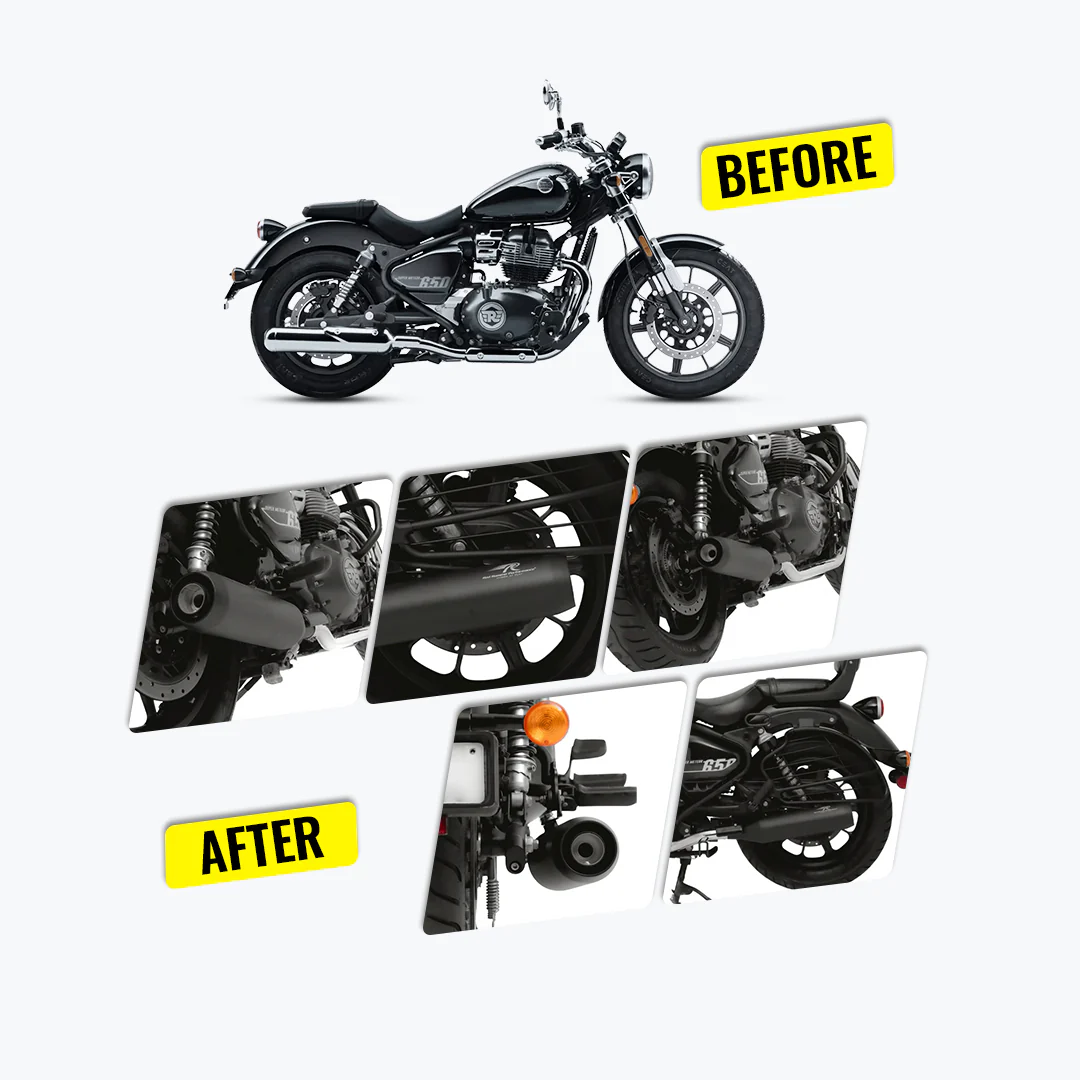 Red Rooster Performance Super Meter 650 Astral Exhaust Black Matte - Image 3