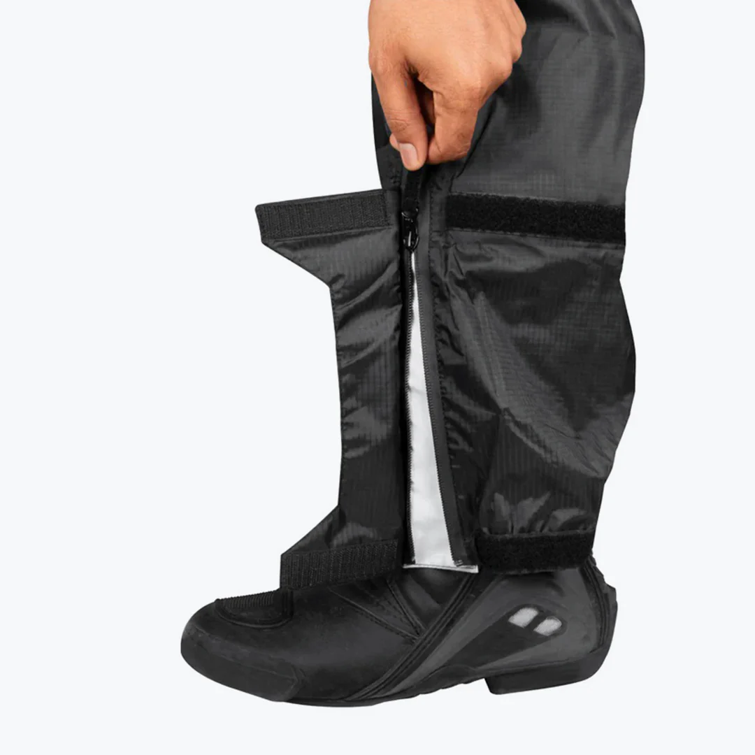 RYNOX H2GO Pro Rain Pants Black HI VIZ Green - Image 3