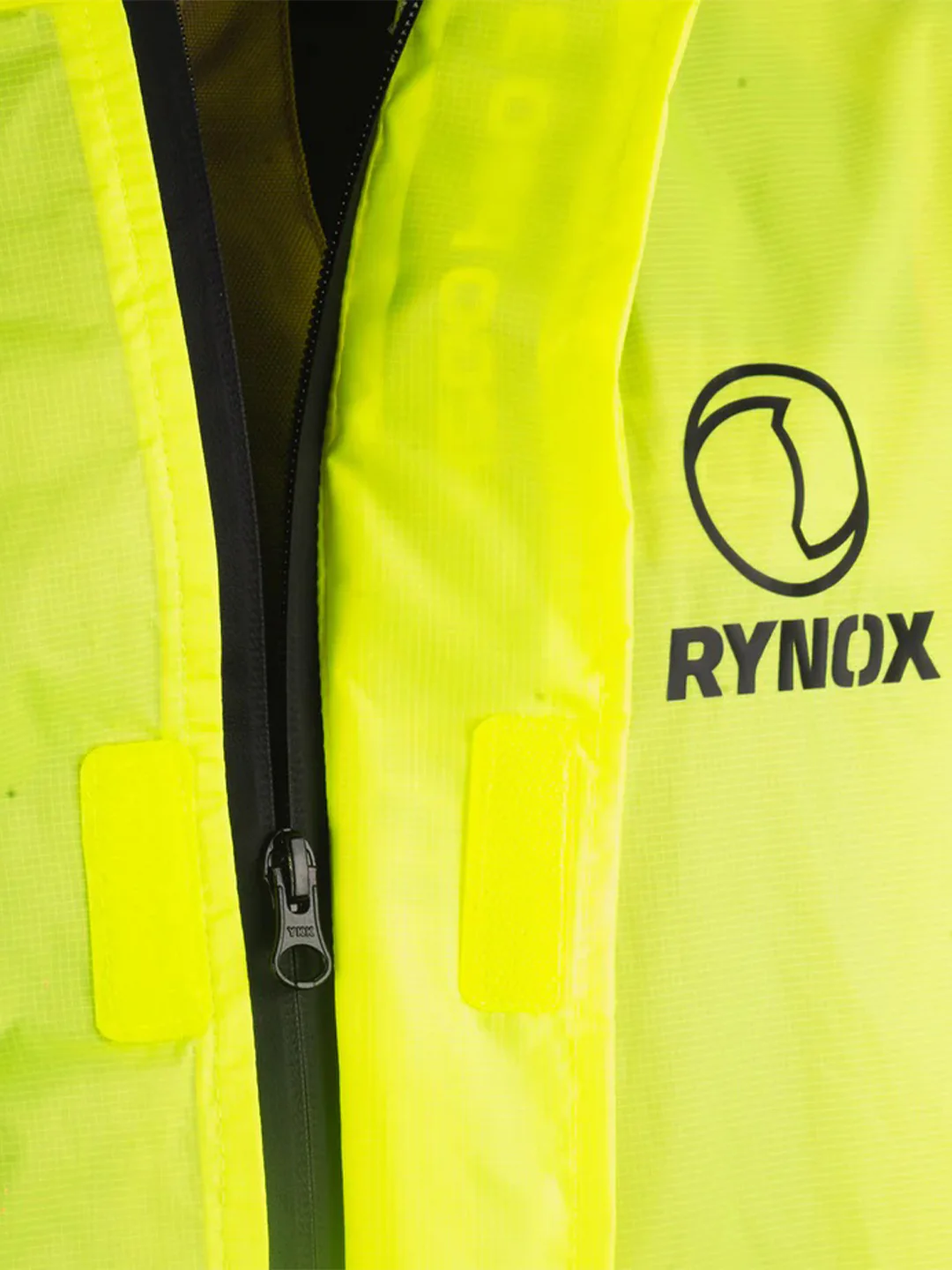 Rynox H2GO Pro 3 Rain Jacket Hi-Viz Green - Image 3
