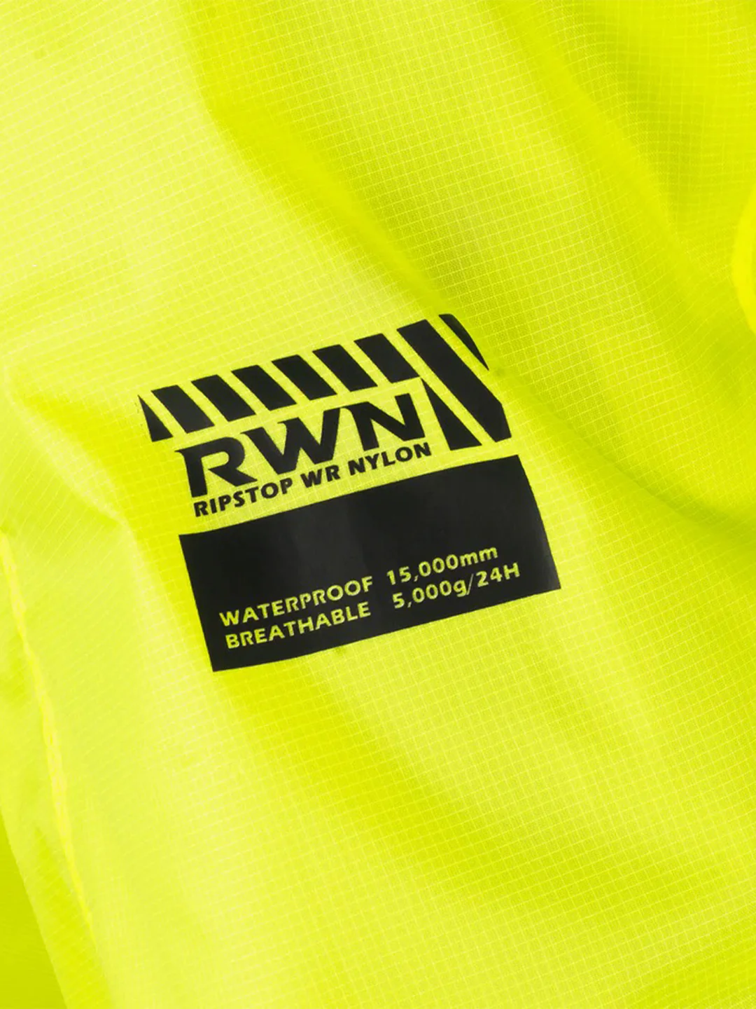 Rynox H2GO Pro 3 Rain Jacket Hi-Viz Green - Image 9