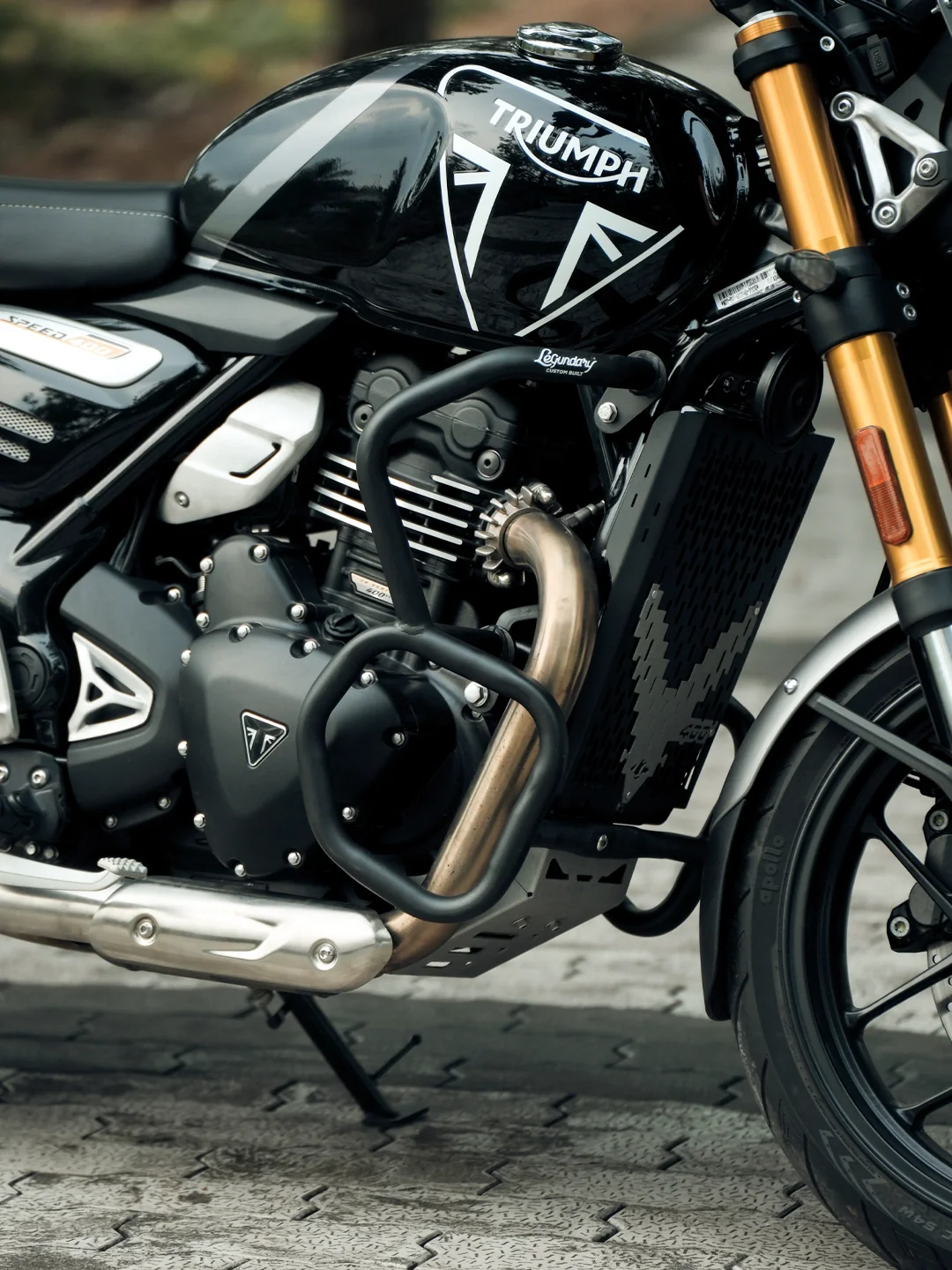 LEGUNDARY TRIUMPH SPEED 400/T4 VELOCIS NON SLIDER CRASHGUARD - Image 3