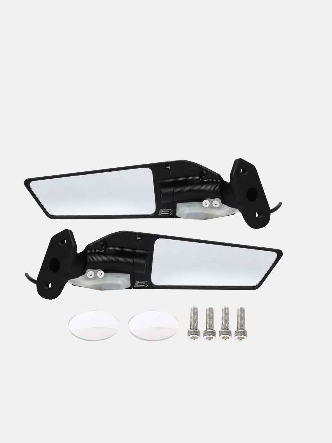Super Stealth Rear view Mirror With Indicator For R15 V3/V4 - Image 3